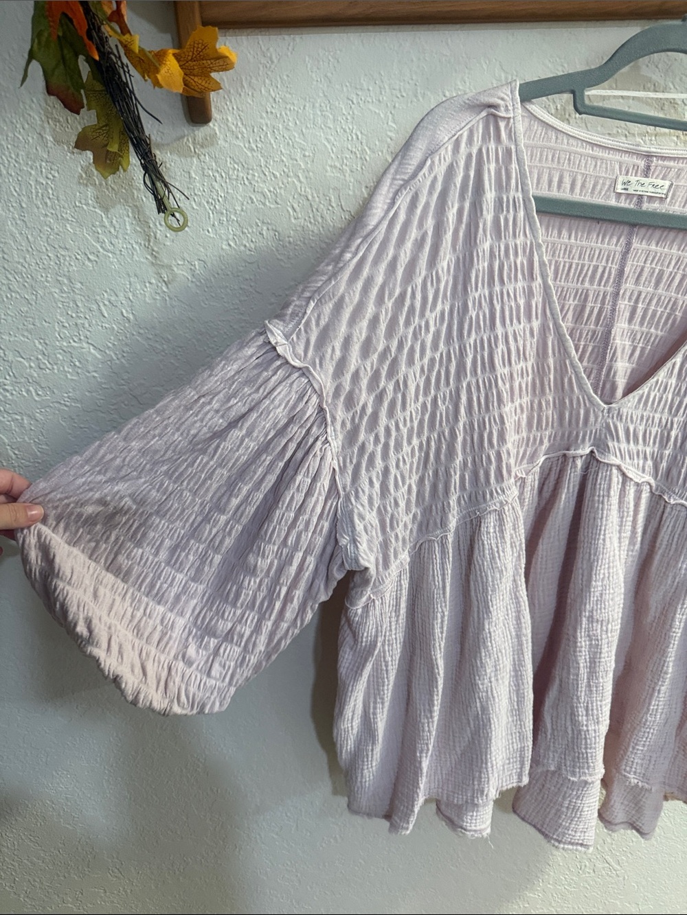 Free people lilac blouse - Picture 3 of 6